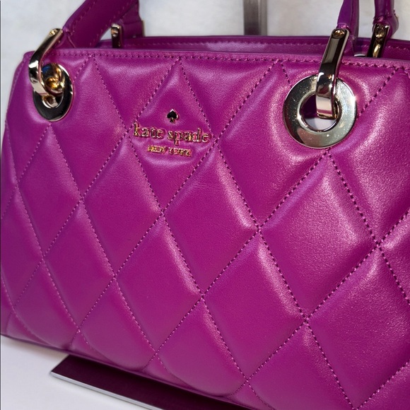 Kate Spade Carey Small Quilted Sullivan Satchel - Picture 8 of 9